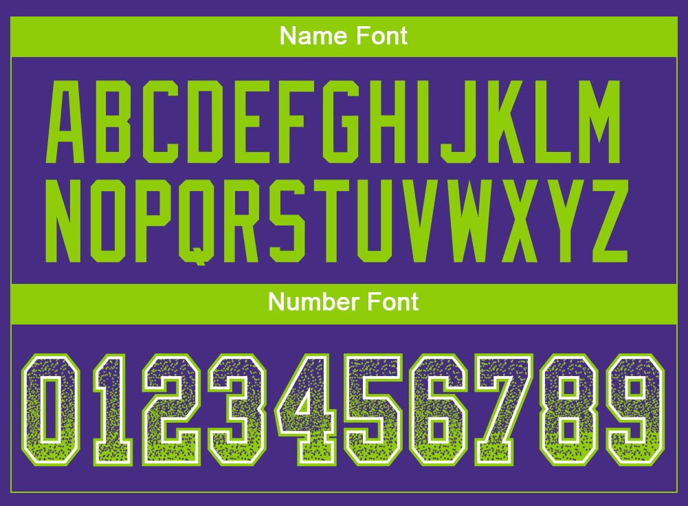 Custom Purple Neon Green-White Mesh Drift Fashion Football Jersey - Sky-Custom