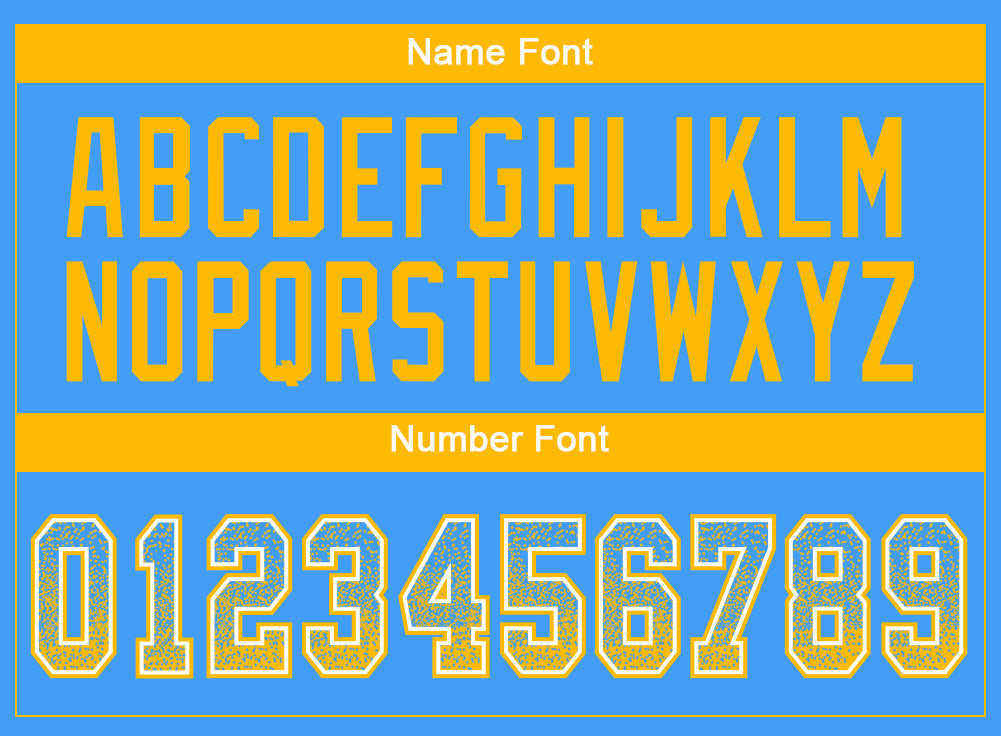 Custom Powder Blue Gold-White Mesh Drift Fashion Football Jersey - Sky-Custom