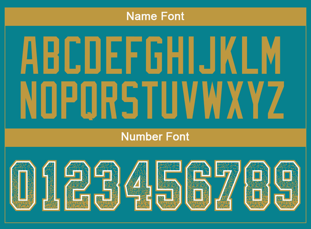 Custom Teal Old Gold-White Mesh Drift Fashion Football Jersey - Sky-Custom