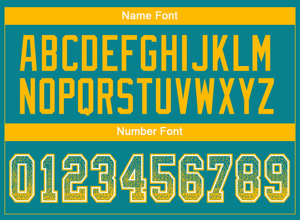 Custom Teal Gold-White Mesh Drift Fashion Football Jersey - Sky-Custom