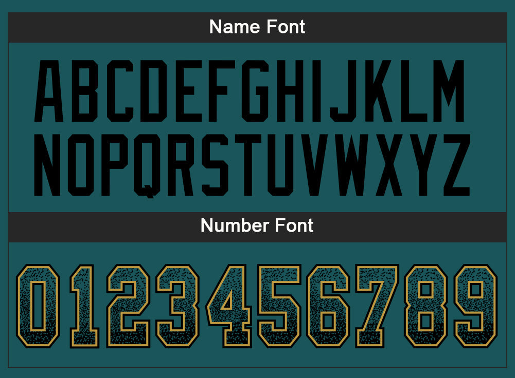 Custom Midnight Green Black-Old Gold Mesh Drift Fashion Football Jersey - Sky-Custom