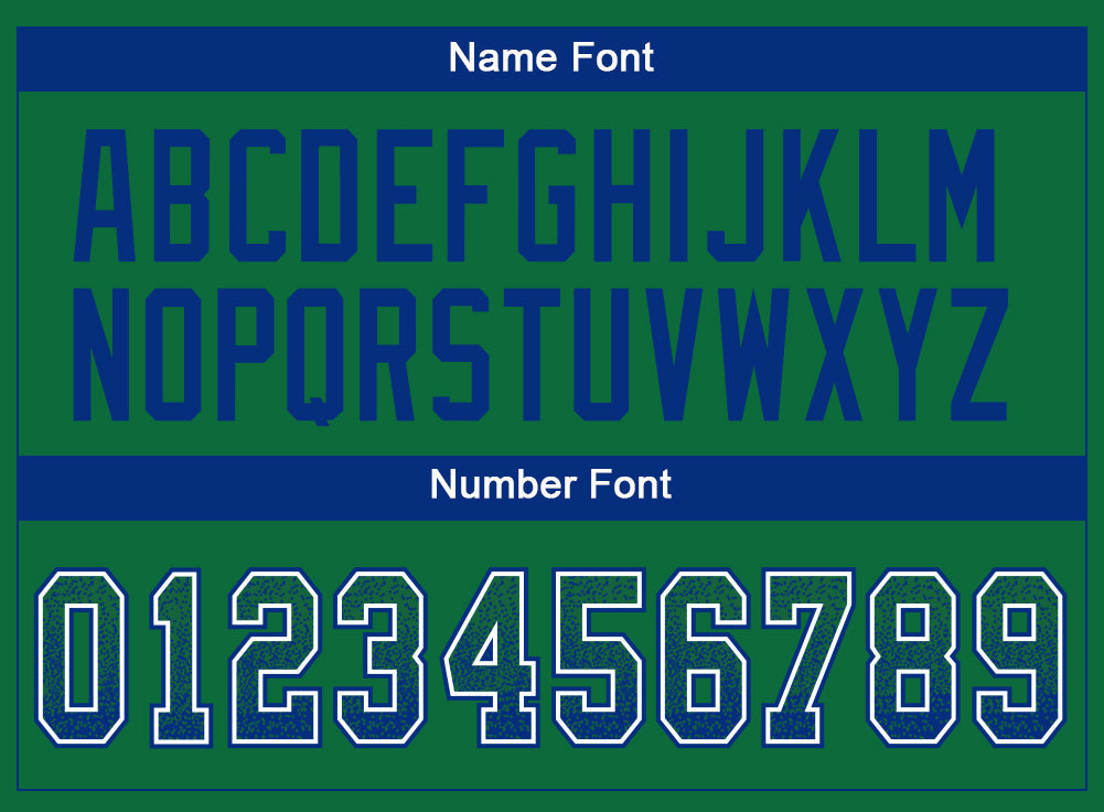 Custom Kelly Green Royal-White Mesh Drift Fashion Football Jersey - Sky-Custom