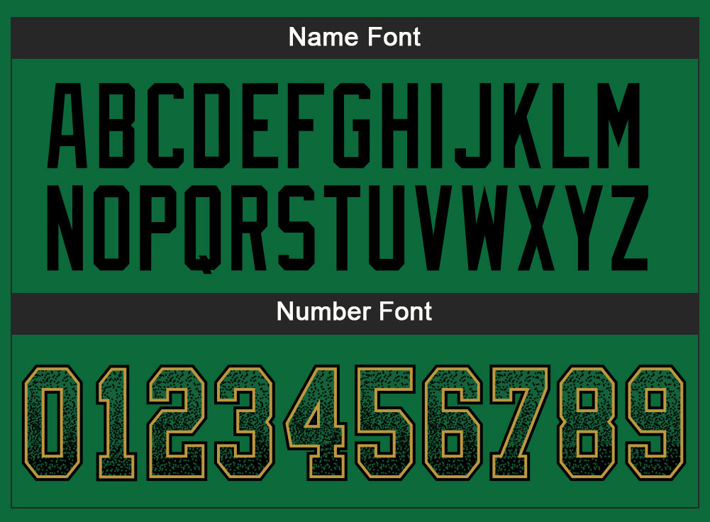 Custom Kelly Green Black-Old Gold Mesh Drift Fashion Football Jersey - Sky-Custom