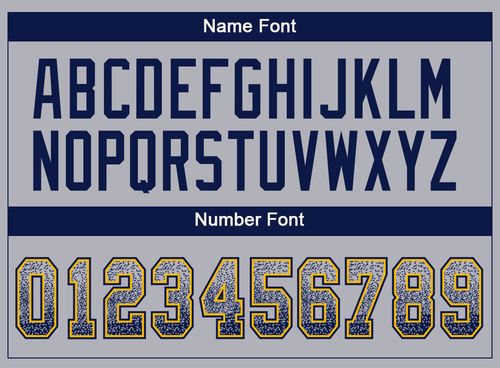 Custom Gray Navy-Gold Mesh Drift Fashion Football Jersey - Sky-Custom