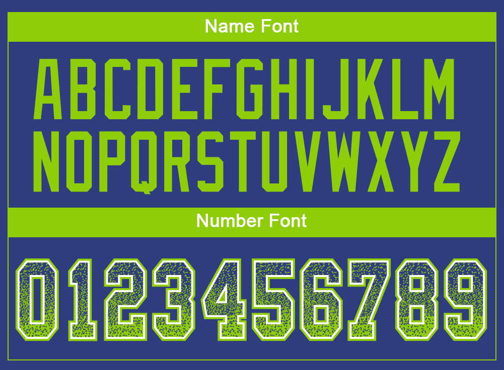 Custom Royal Neon Green-White Mesh Drift Fashion Football Jersey - Sky-Custom