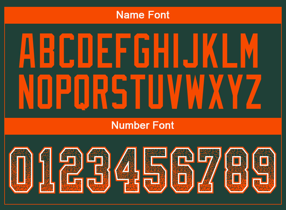 Custom Green Orange-White Mesh Drift Fashion Football Jersey - Sky-Custom
