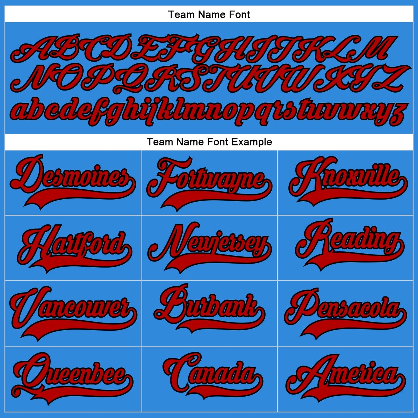 Custom Powder Blue Red-Black Hockey Lace Neck Jersey - Sky-Custom
