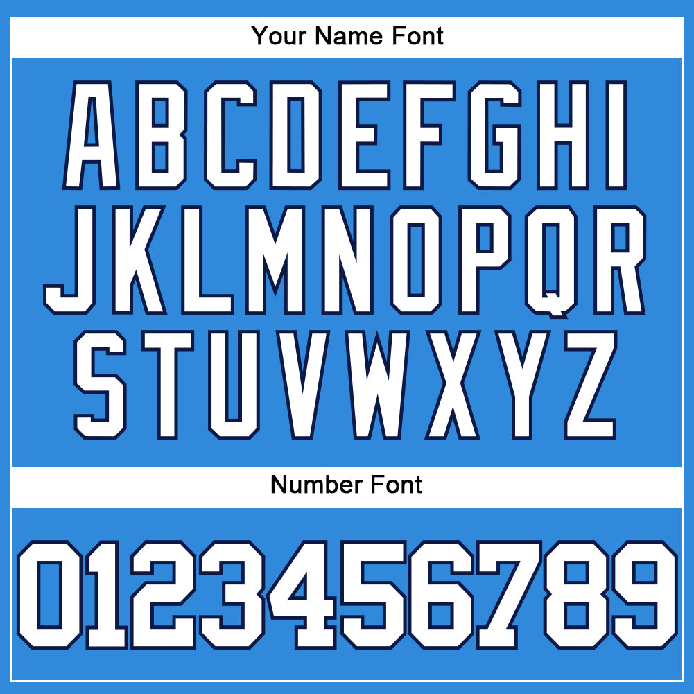 Custom Electric Blue White-Navy Authentic Baseball Jersey - Sky-Custom