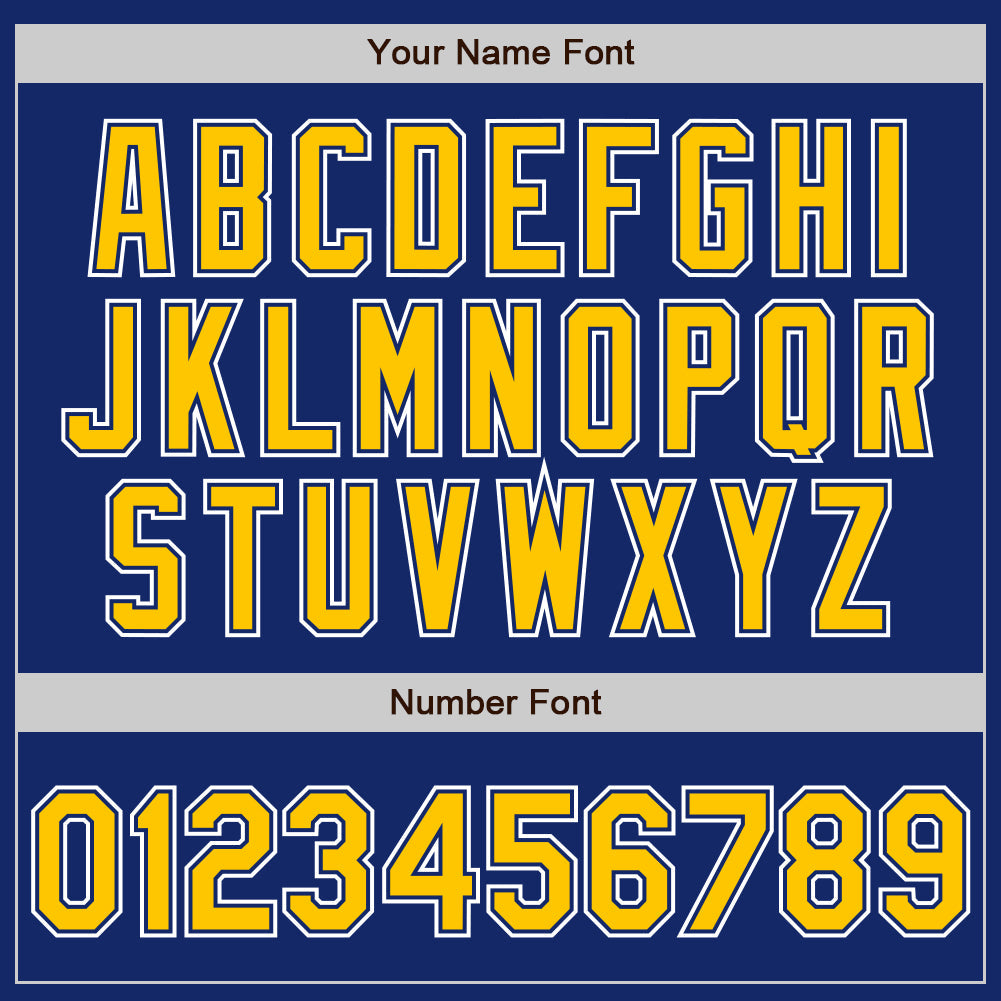 Custom Royal Yellow-White Authentic Gradient Fashion Baseball Jersey - Sky-Custom