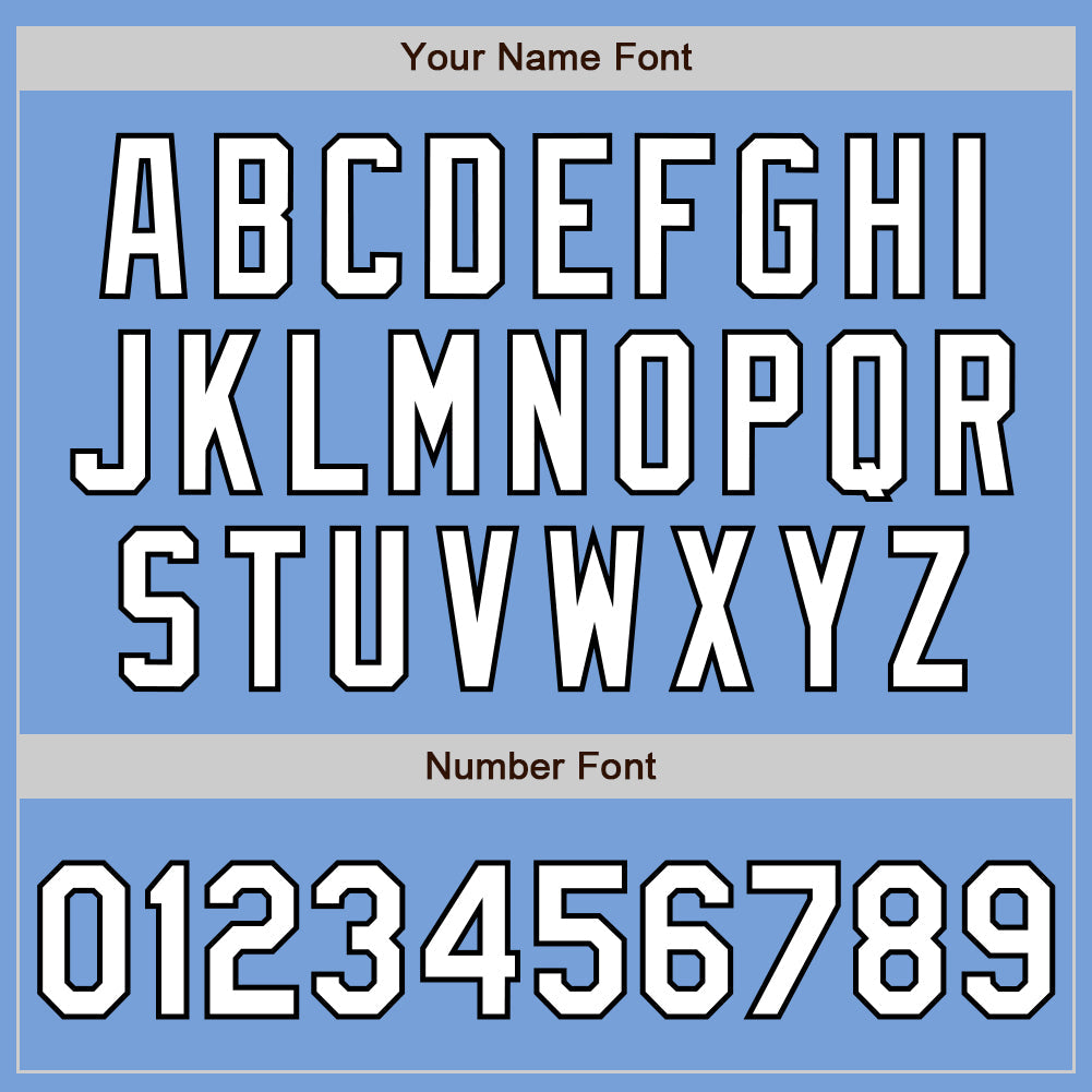 Custom Light Blue Pinstripe White-Black Authentic Fade Fashion Baseball Jersey - Sky-Custom