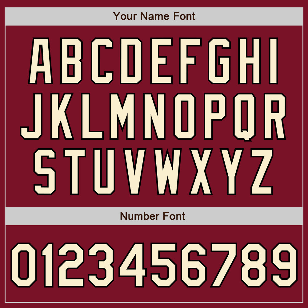 Custom Crimson Pinstripe Cream-Black Authentic Fade Fashion Baseball Jersey - Sky-Custom