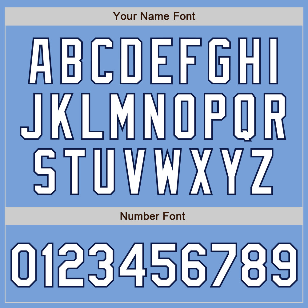 Custom Light Blue Pinstripe White-Navy Authentic Fade Fashion Baseball Jersey - Sky-Custom