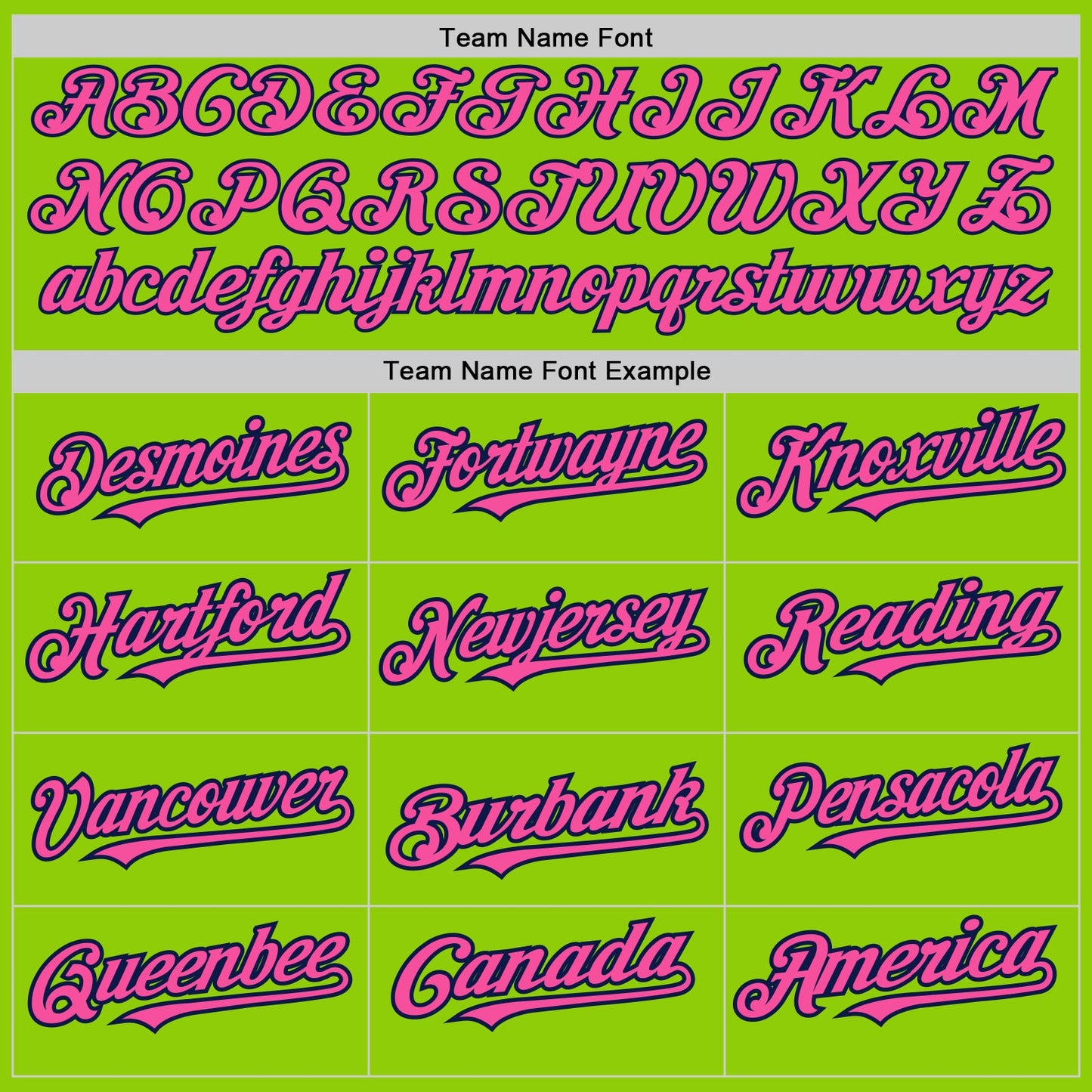Custom Neon Green Pinstripe Pink-Navy Authentic Fade Fashion Baseball Jersey - Sky-Custom