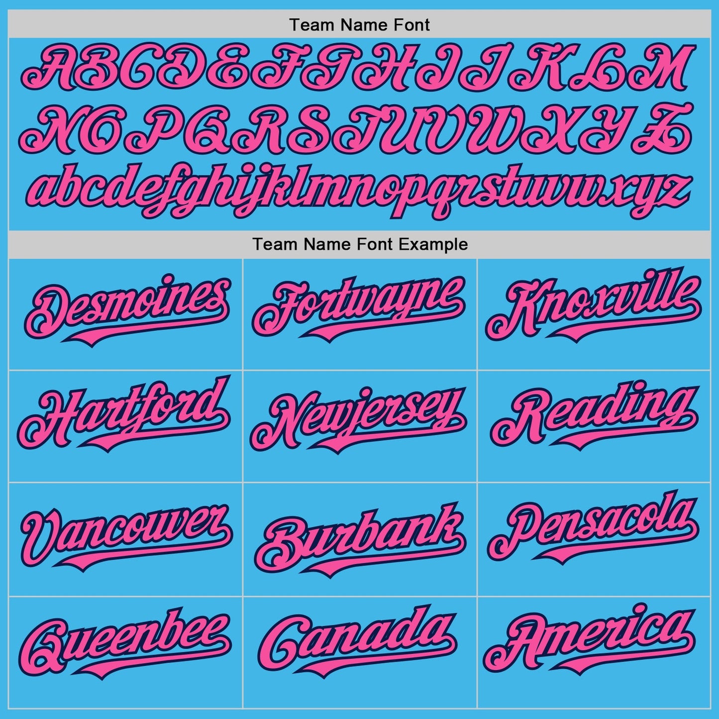 Custom Sky Blue Pinstripe Pink-Navy Authentic Fade Fashion Baseball Jersey - Sky-Custom