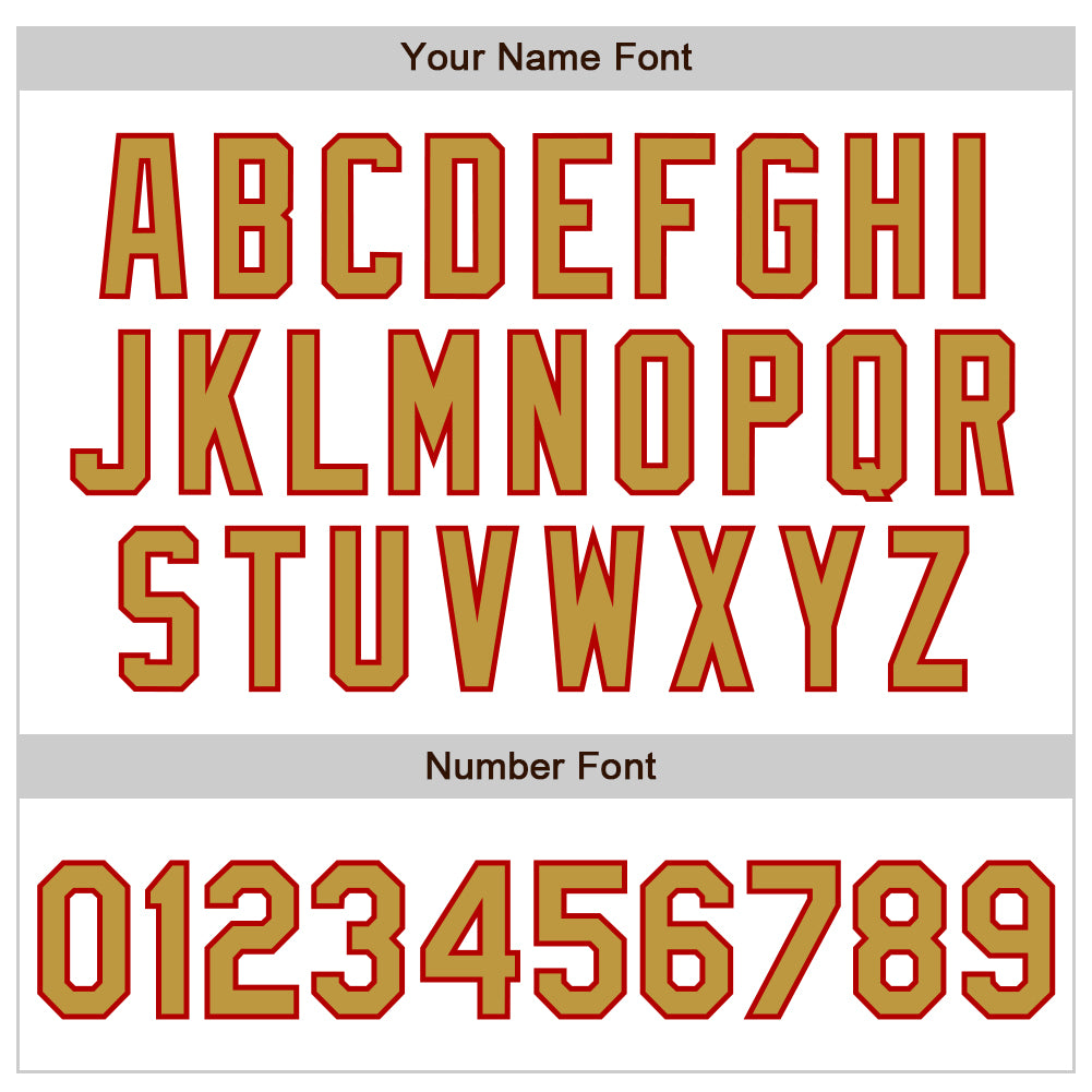 Custom White Pinstripe Old Gold-Red Authentic Fade Fashion Baseball Jersey - Sky-Custom