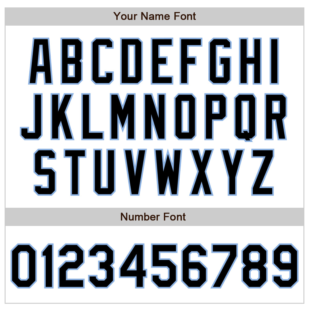 Custom White Pinstripe Black-Light Blue Authentic Fade Fashion Baseball Jersey - Sky-Custom