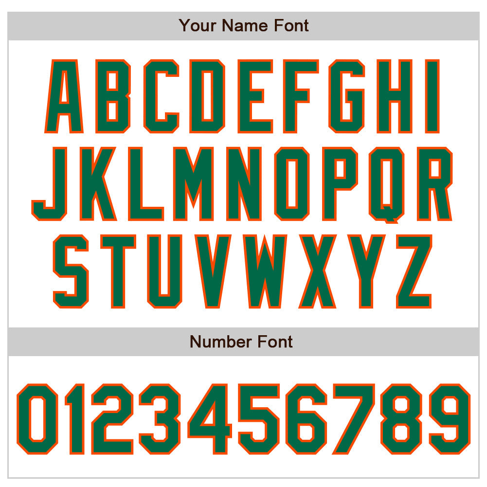 Custom White Pinstripe Kelly Green-Orange Authentic Fade Fashion Baseball Jersey - Sky-Custom