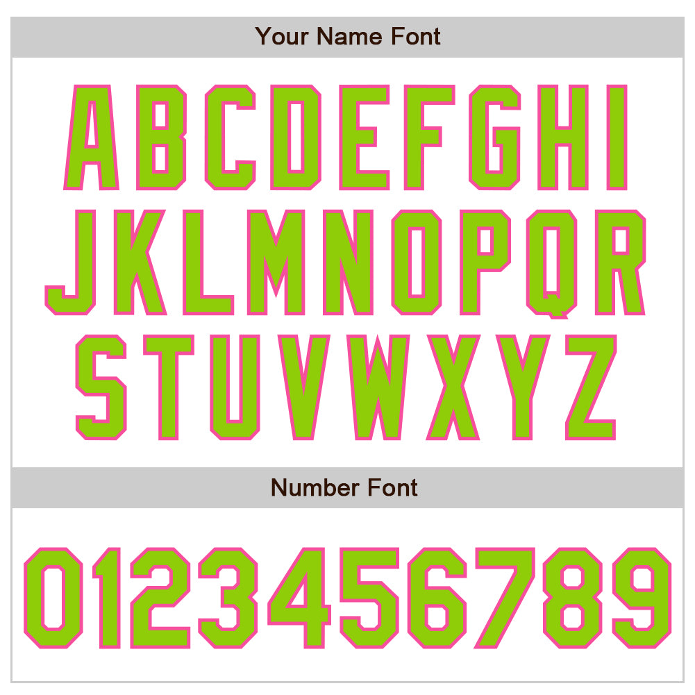 Custom White Pinstripe Neon Green-Pink Authentic Fade Fashion Baseball Jersey - Sky-Custom