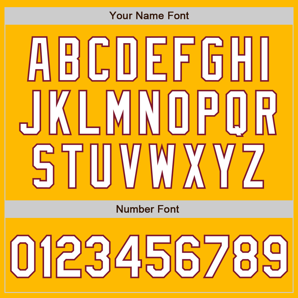 Custom Gold Pinstripe White-Crimson Authentic Fade Fashion Baseball Jersey - Sky-Custom