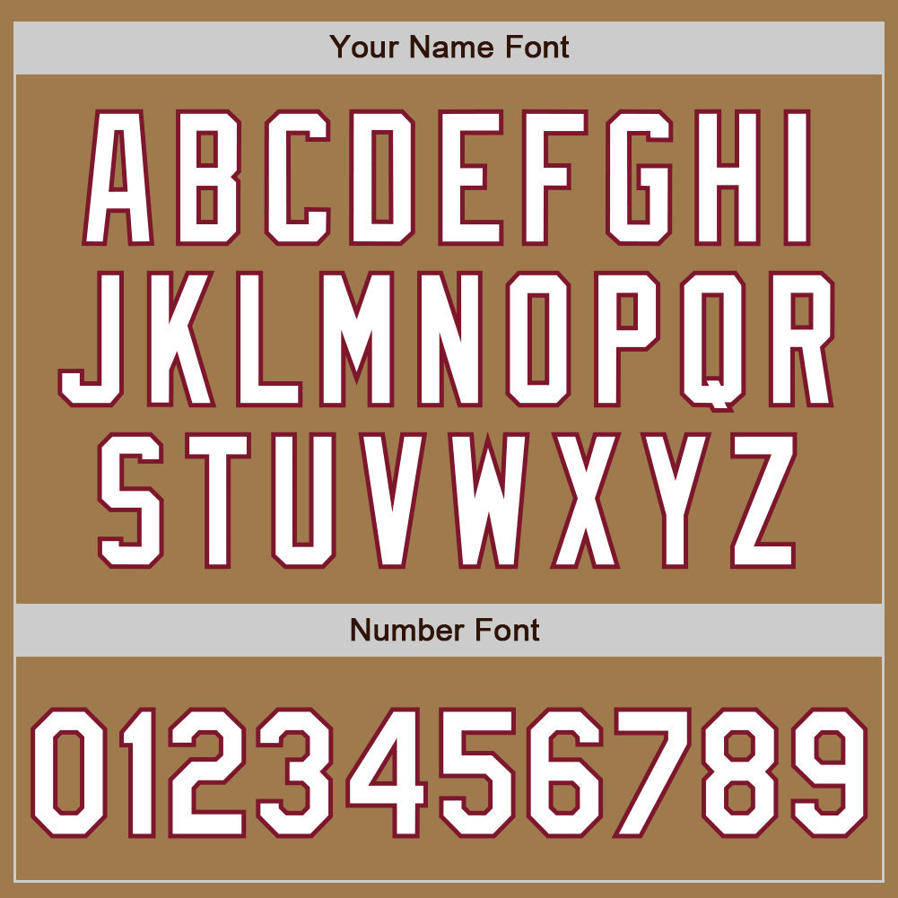 Custom Old Gold Pinstripe White-Crimson Authentic Fade Fashion Baseball Jersey - Sky-Custom