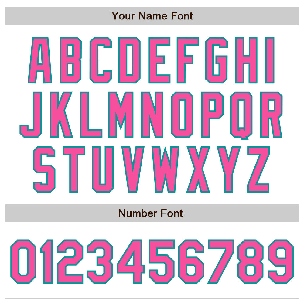 Custom White Pinstripe Pink-Teal Authentic Fade Fashion Baseball Jersey - Sky-Custom