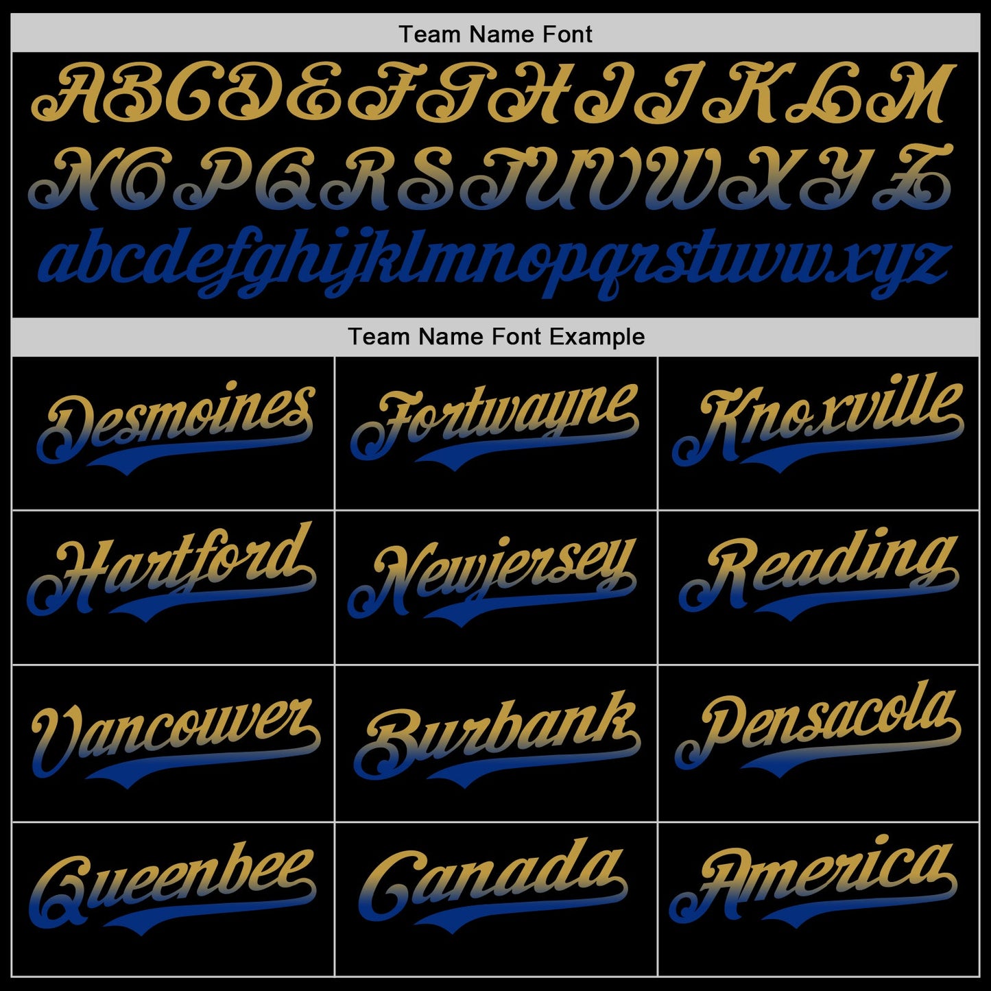 Custom Black Old Gold-Royal Authentic Fade Fashion Baseball Jersey - Sky-Custom