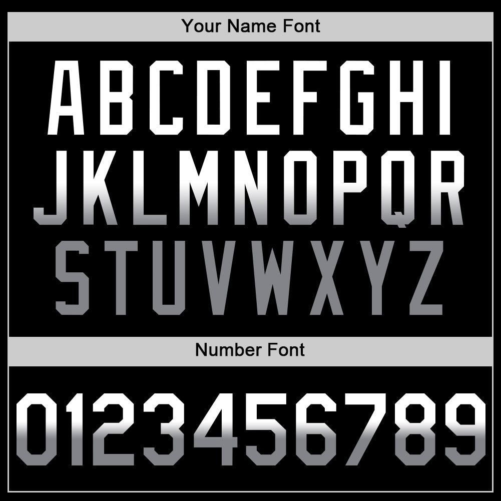 Custom Black White-Gray Authentic Fade Fashion Baseball Jersey - Sky-Custom