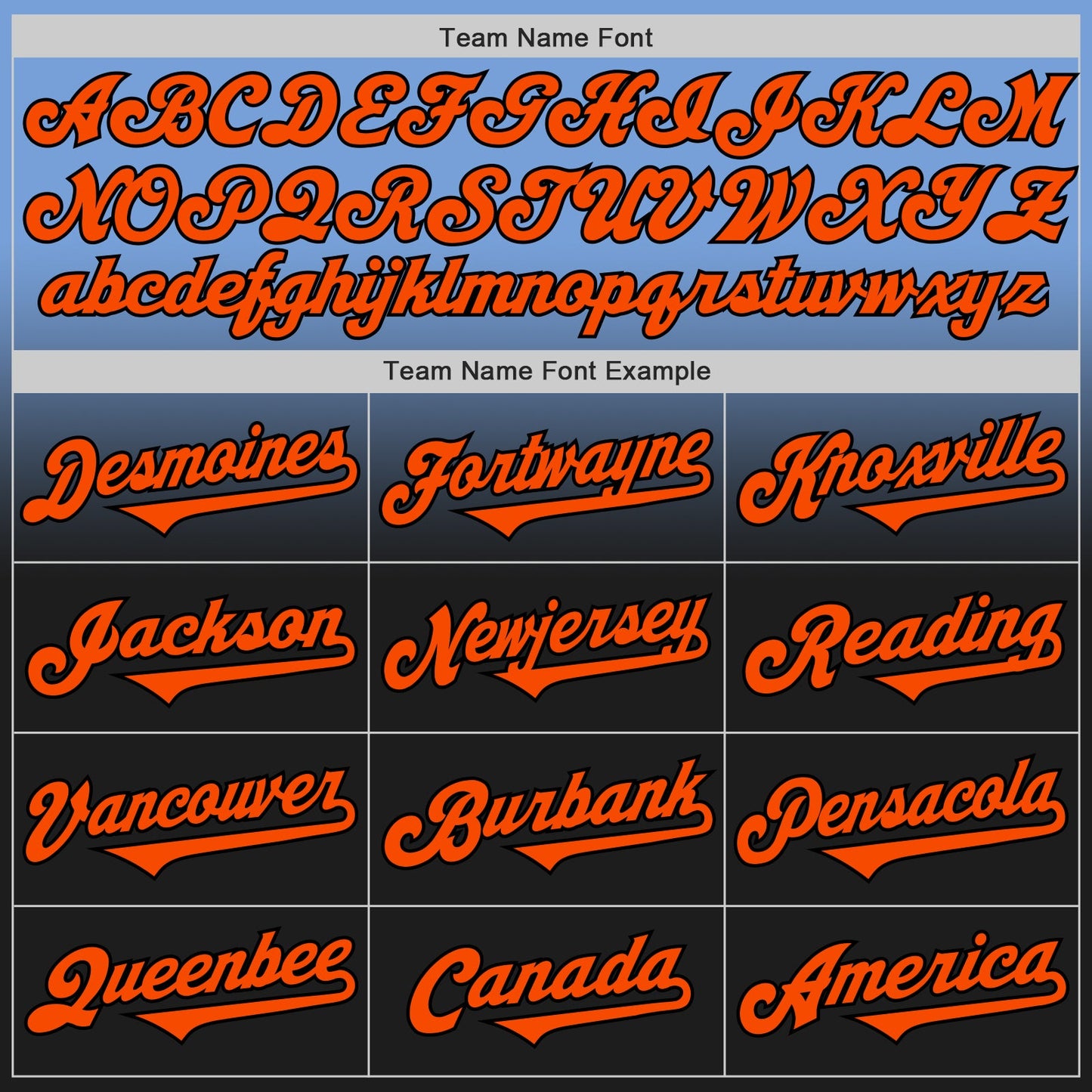 Custom Light Blue Orange-Black Authentic Fade Fashion Baseball Jersey - Sky-Custom