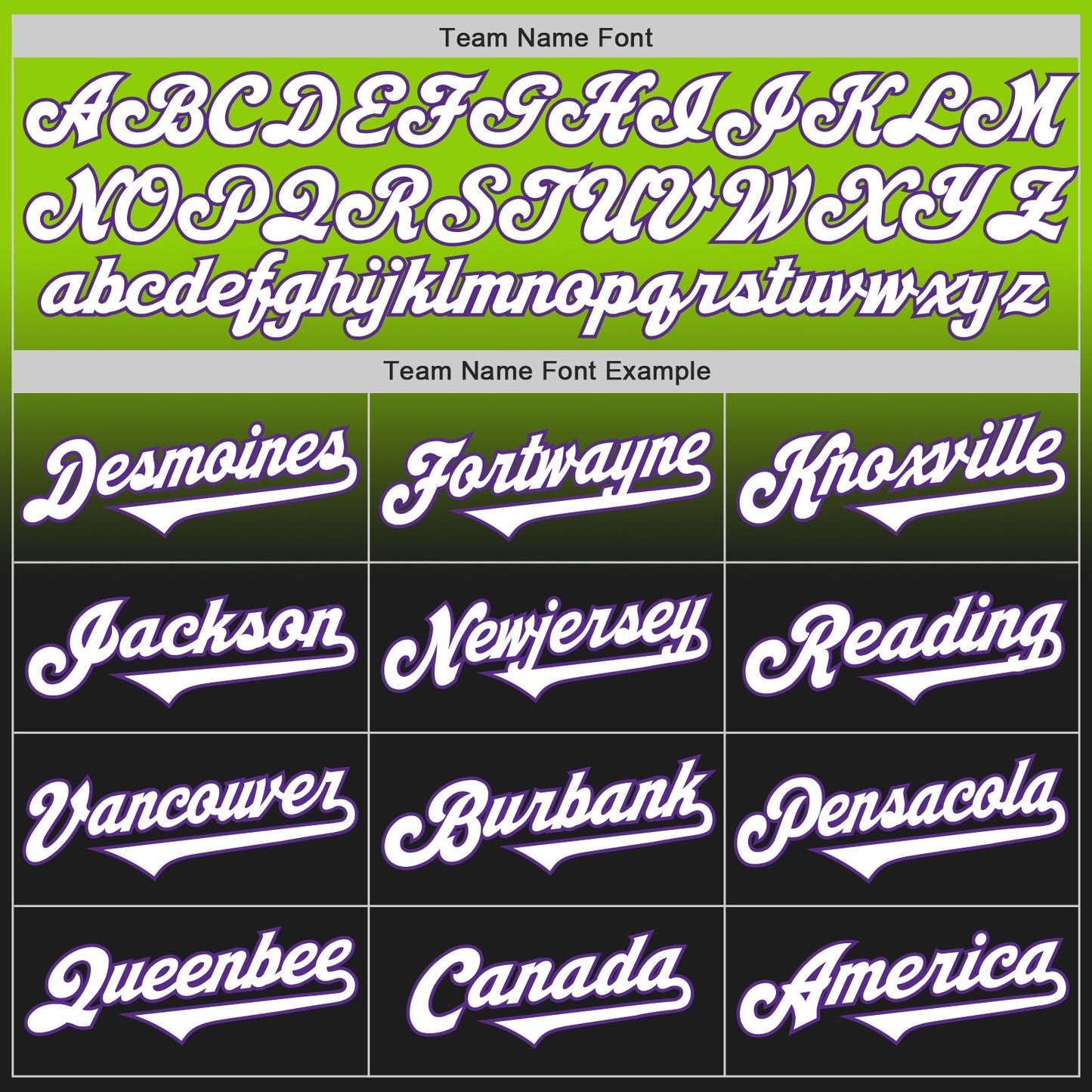 Custom Neon Green Black-Purple Authentic Fade Fashion Baseball Jersey - Sky-Custom