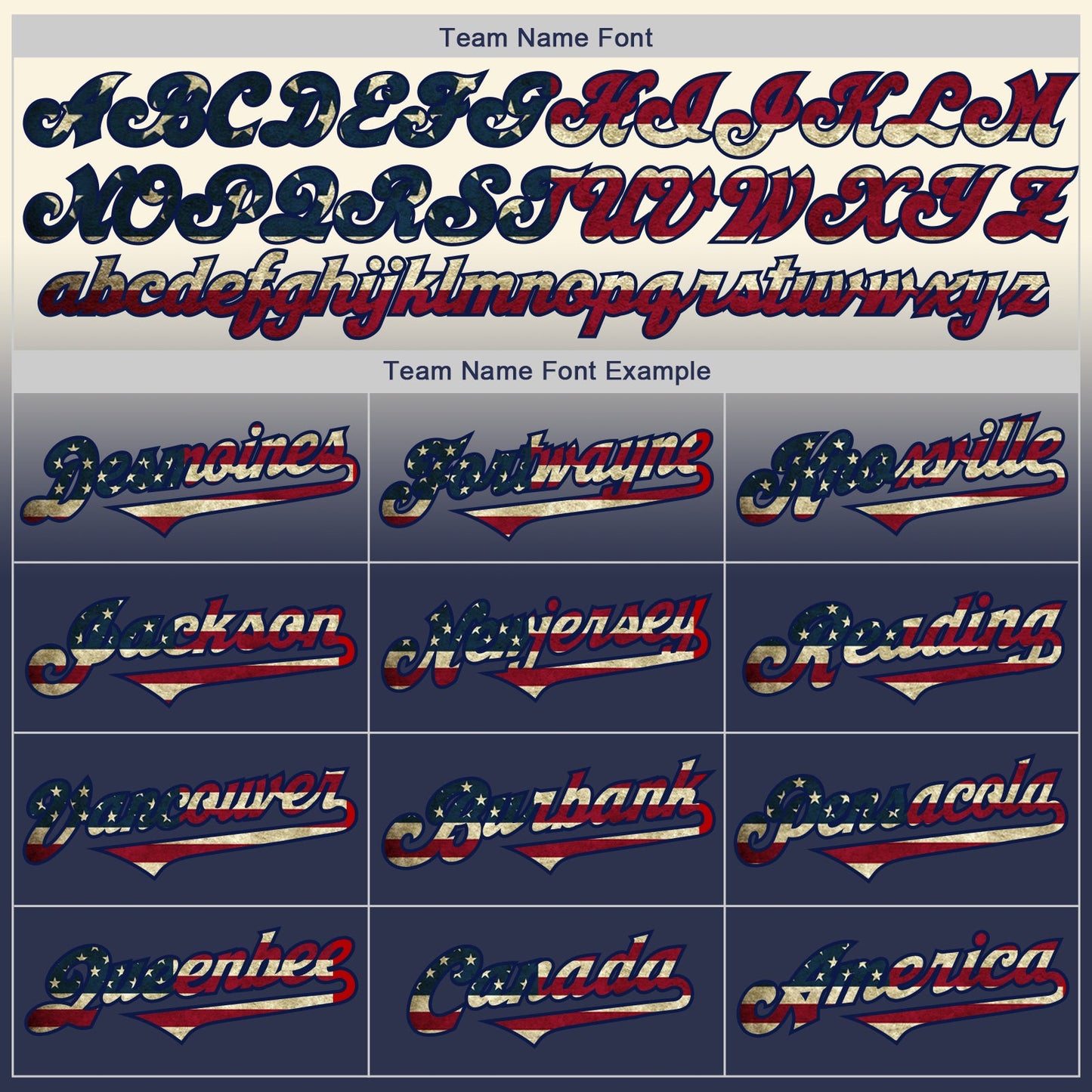 Custom Cream Vintage USA Flag-Navy Authentic Fade Fashion Baseball Jersey - Sky-Custom