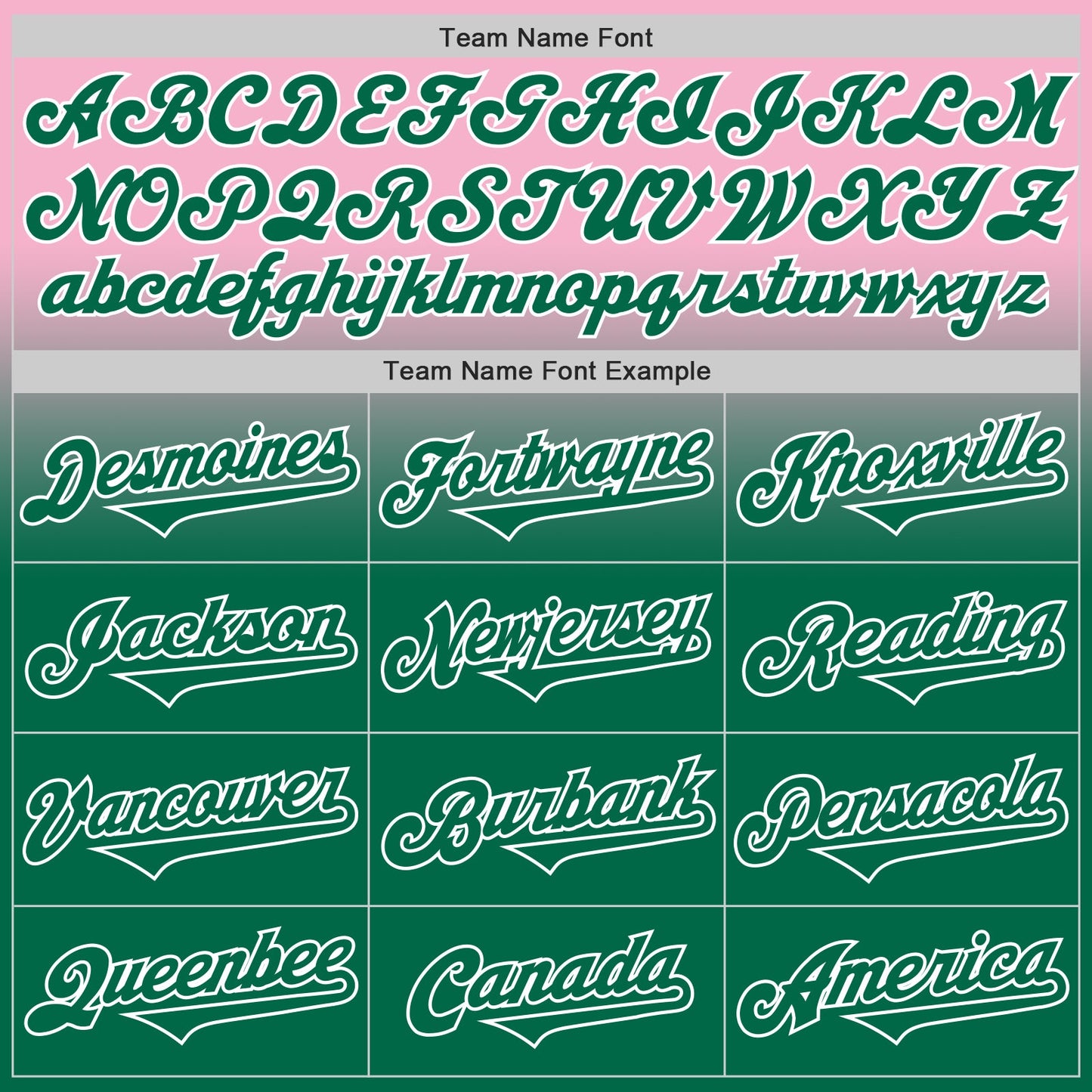 Custom Light Pink Kelly Green-White Authentic Fade Fashion Baseball Jersey - Sky-Custom