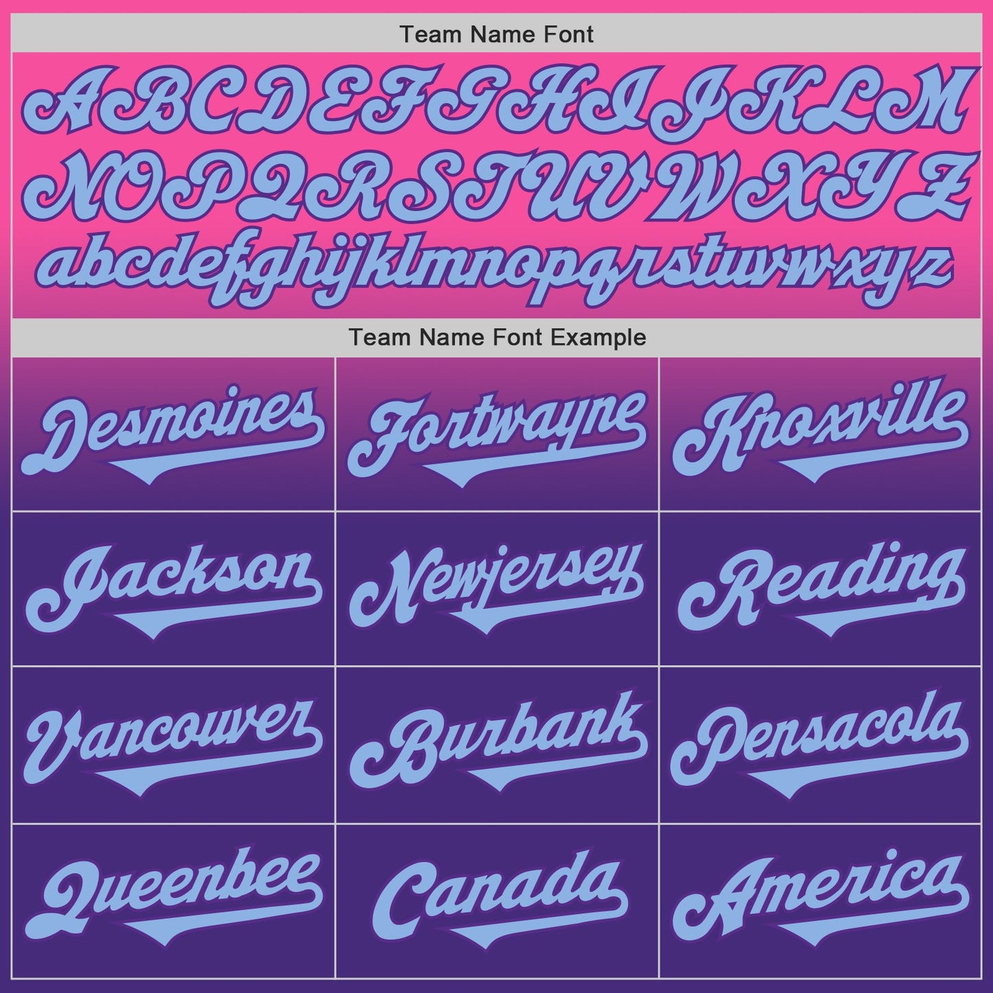 Custom Pink Light Blue-Purple Authentic Fade Fashion Baseball Jersey - Sky-Custom