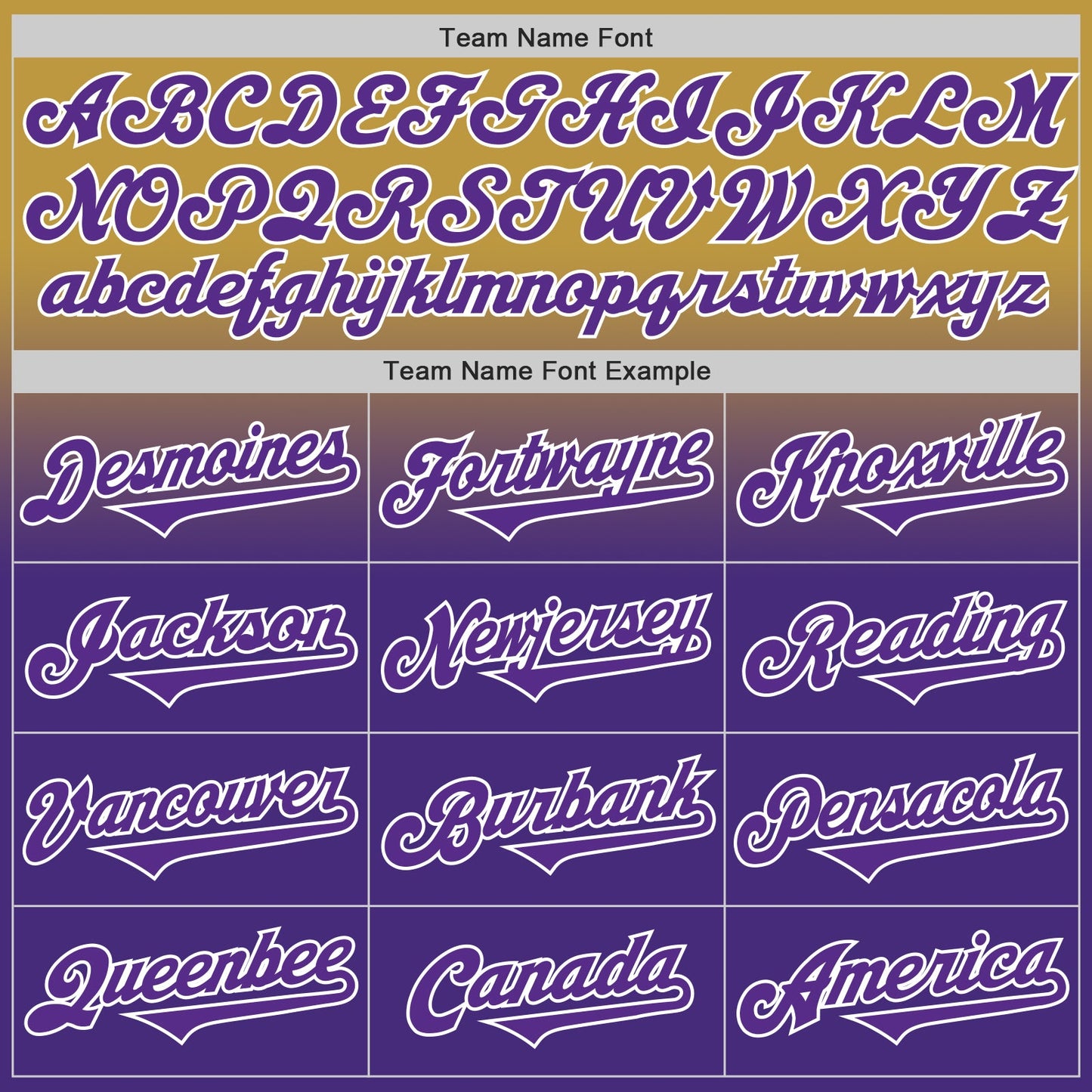 Custom Old Gold Purple-White Authentic Fade Fashion Baseball Jersey - Sky-Custom