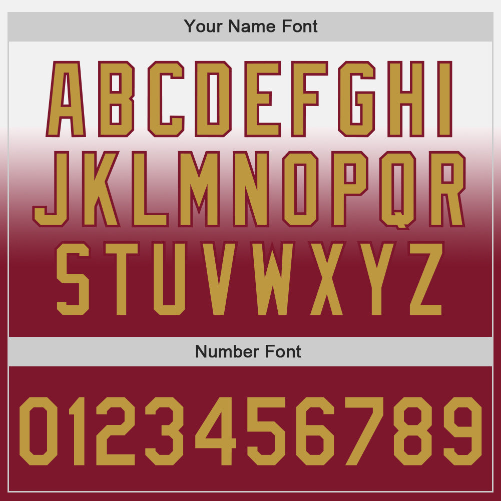 Custom White Old Gold-Crimson Authentic Fade Fashion Baseball Jersey - Sky-Custom