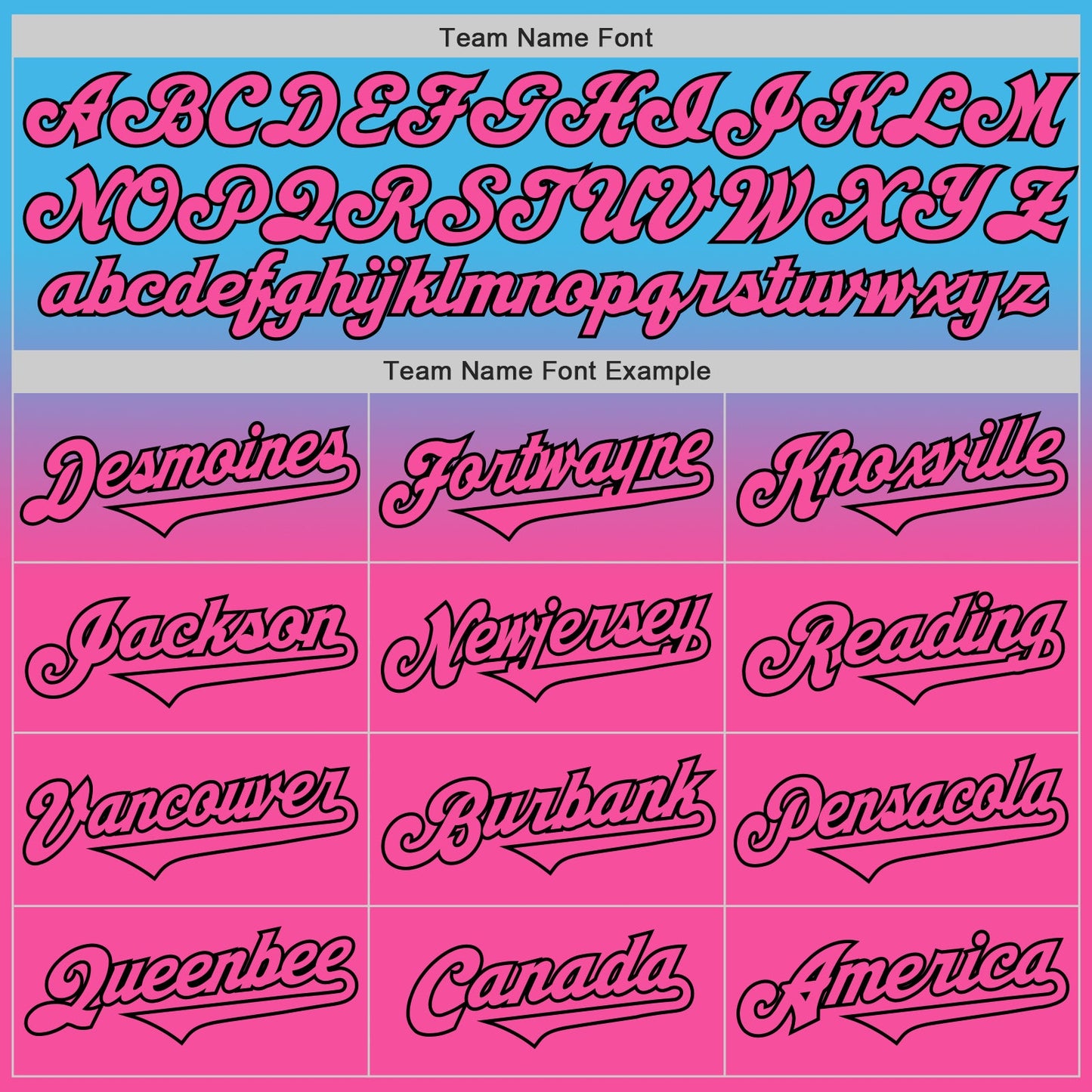 Custom Sky Blue Pink-Black Authentic Fade Fashion Baseball Jersey - Sky-Custom