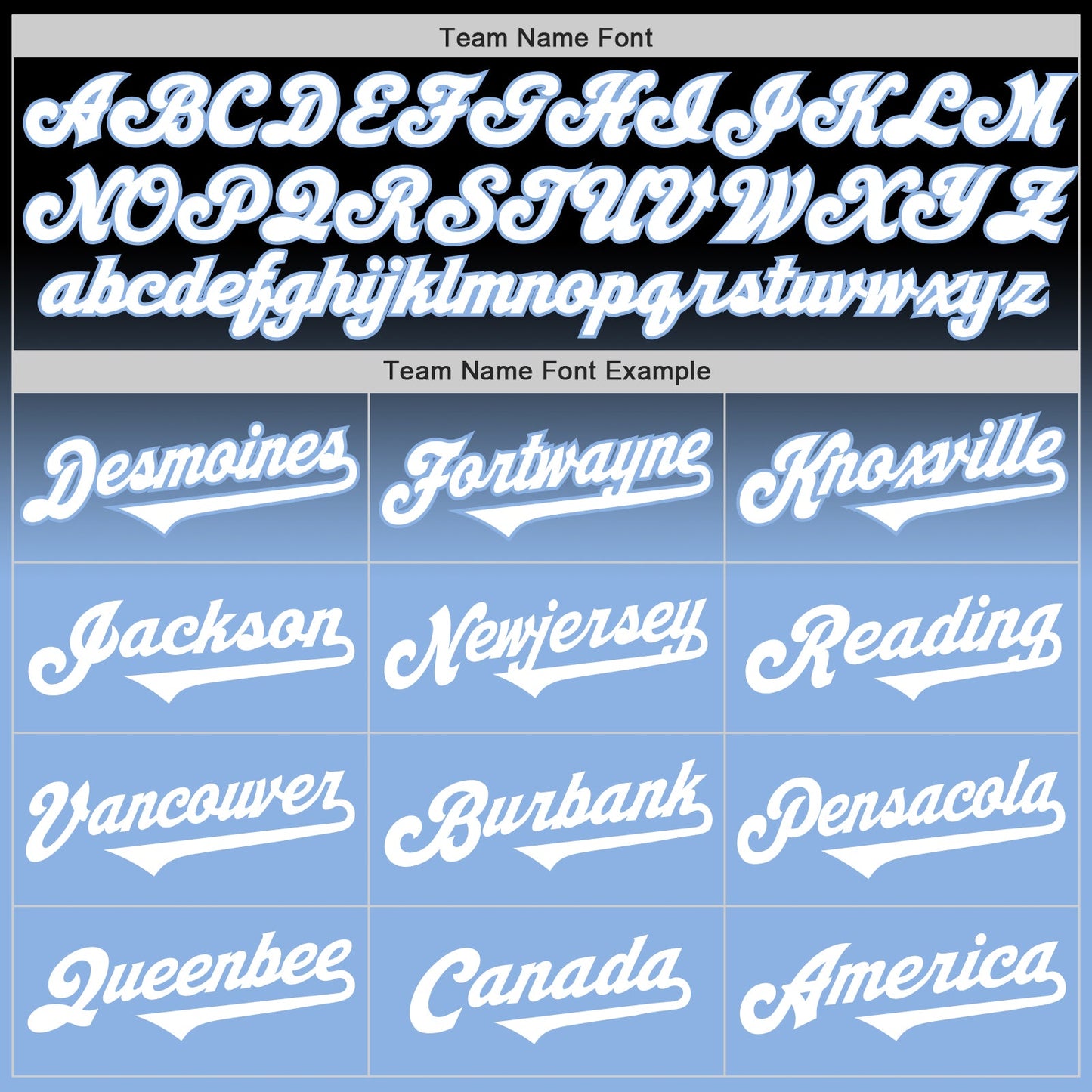 Custom Black White-Light Blue Authentic Fade Fashion Baseball Jersey - Sky-Custom