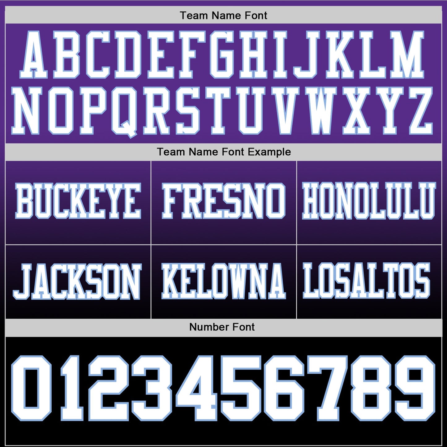 Custom Purple White Black-Light Blue Mesh Authentic Fade Fashion Football Jersey - Sky-Custom
