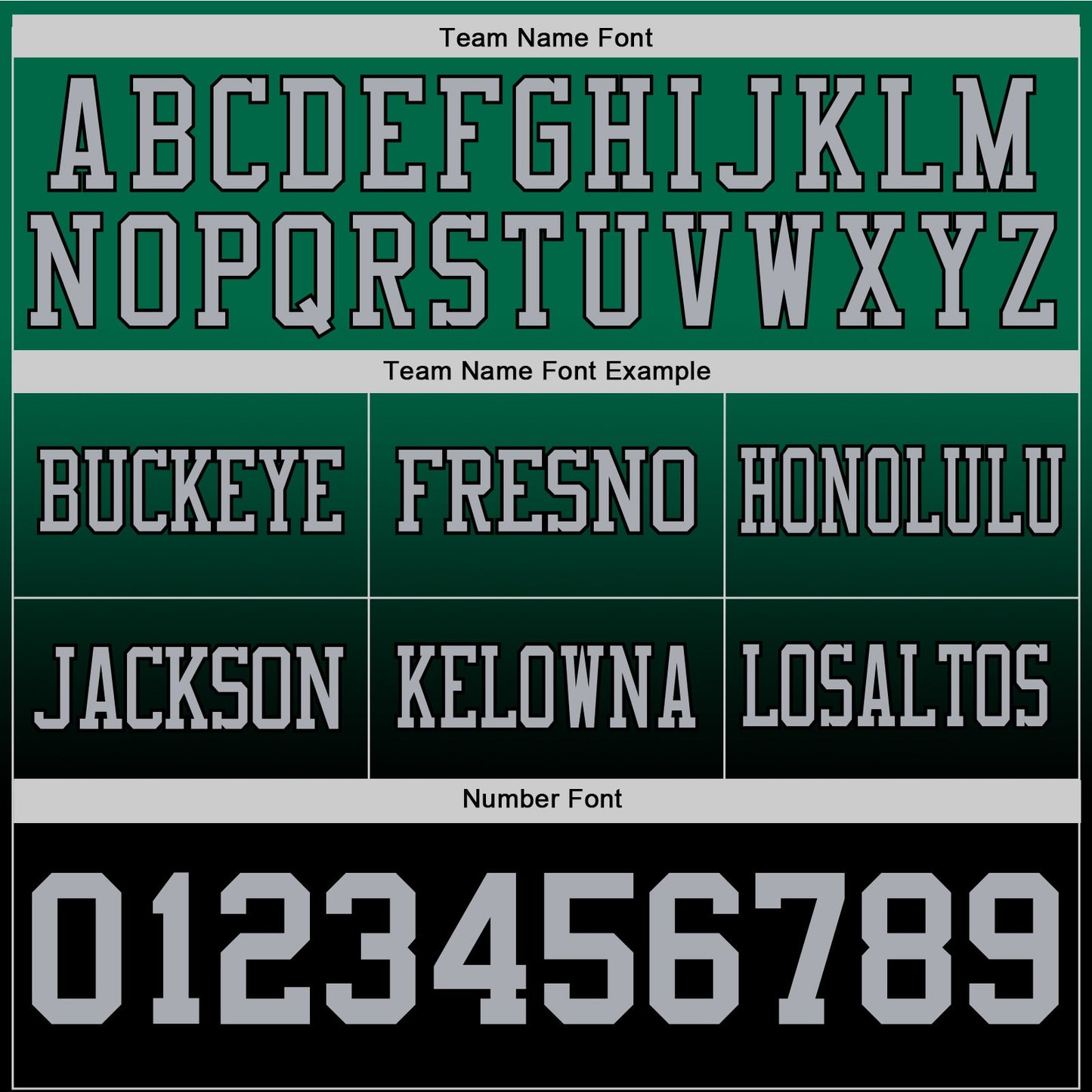 Custom Kelly Green Gray-Black Mesh Authentic Fade Fashion Football Jersey - Sky-Custom