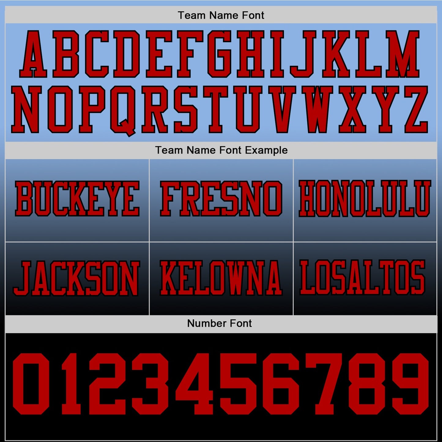 Custom Light Blue Red-Black Mesh Authentic Fade Fashion Football Jersey - Sky-Custom