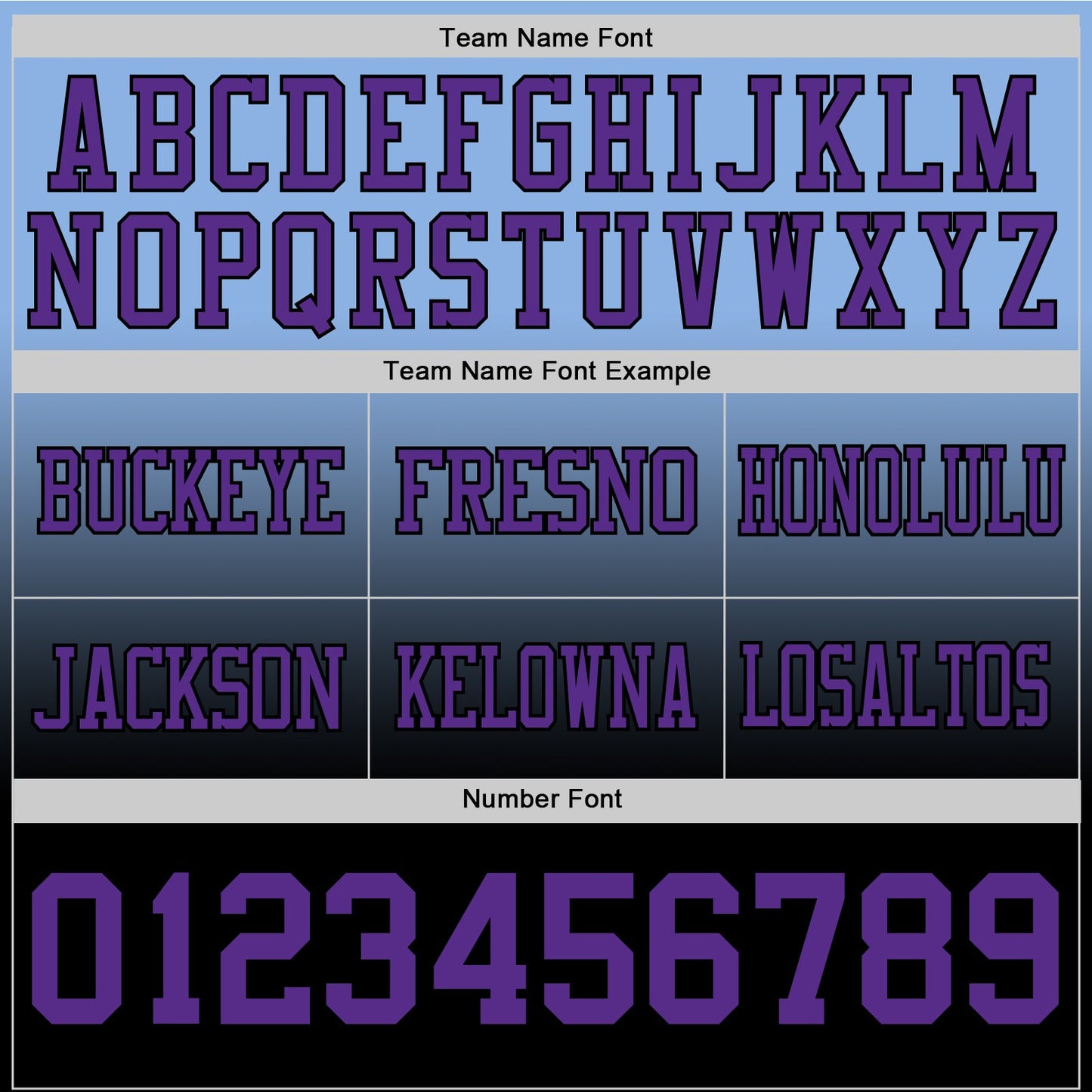Custom Light Blue Purple-Black Mesh Authentic Fade Fashion Football Jersey - Sky-Custom