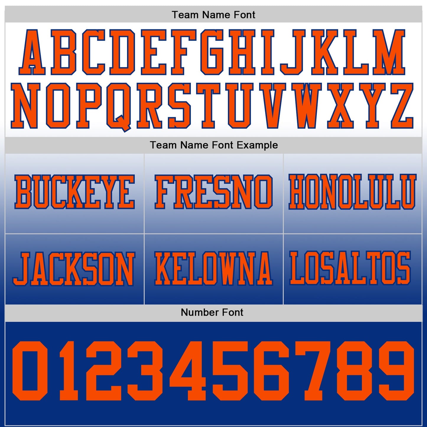 Custom White Orange-Royal Mesh Authentic Fade Fashion Football Jersey - Sky-Custom