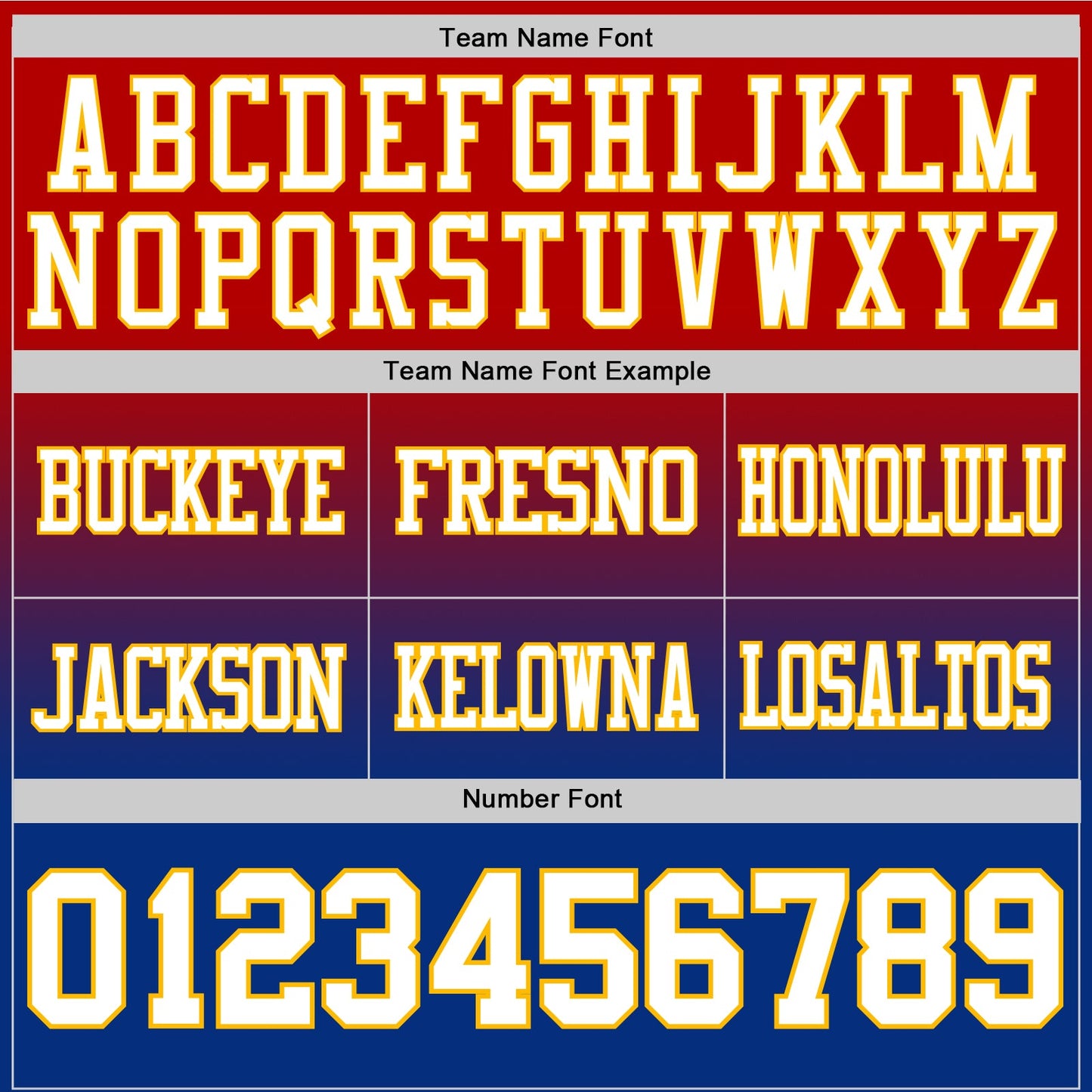 Custom Red White Royal-Gold Mesh Authentic Fade Fashion Football Jersey - Sky-Custom