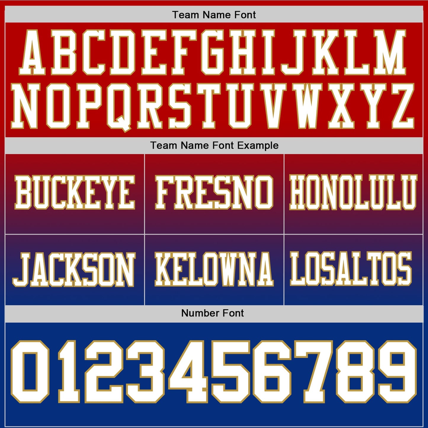 Custom Red White Royal-Old Gold Mesh Authentic Fade Fashion Football Jersey - Sky-Custom