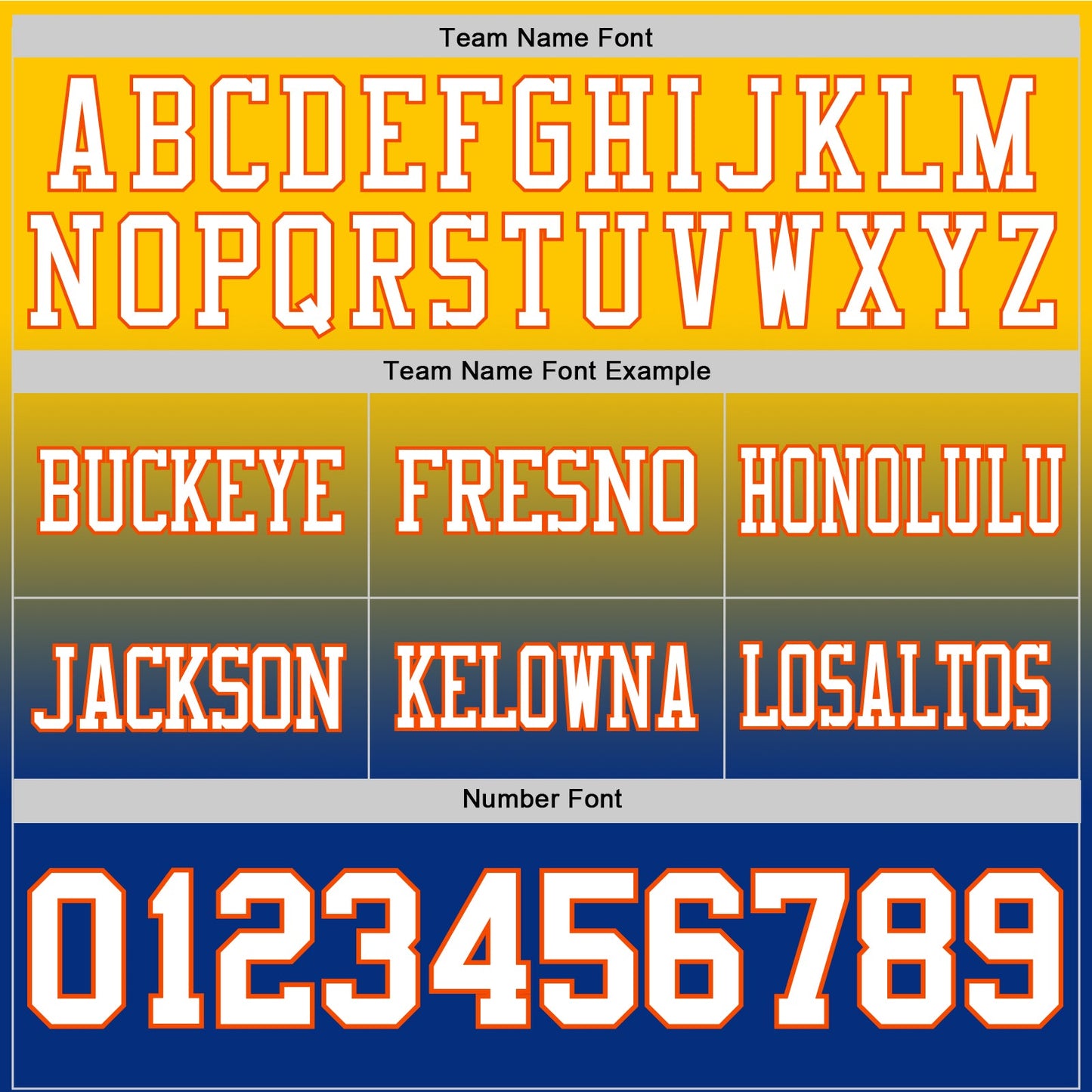 Custom Yellow White Royal-Orange Mesh Authentic Fade Fashion Football Jersey - Sky-Custom