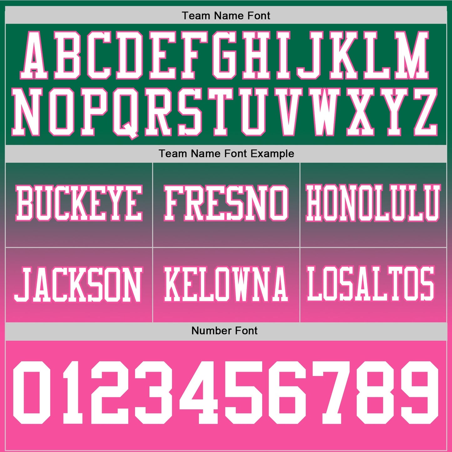Custom Kelly Green White-Pink Mesh Authentic Fade Fashion Football Jersey - Sky-Custom