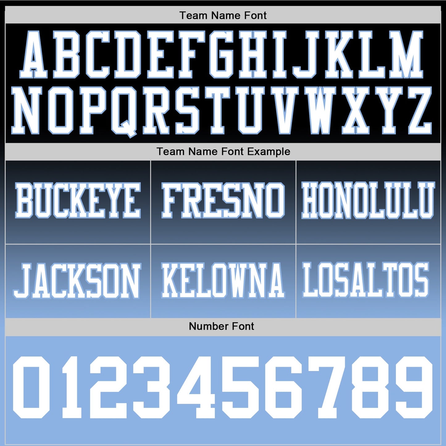 Custom Black White-Light Blue Mesh Authentic Fade Fashion Football Jersey - Sky-Custom