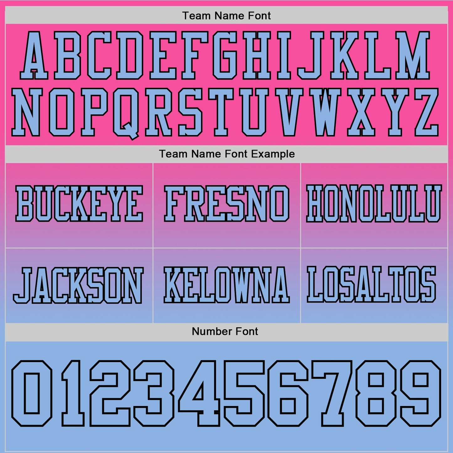 Custom Pink Light Blue-Black Mesh Authentic Fade Fashion Football Jersey - Sky-Custom