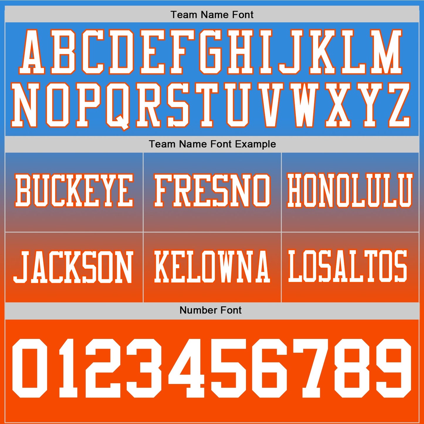 Custom Powder Blue White-Orange Mesh Authentic Fade Fashion Football Jersey - Sky-Custom