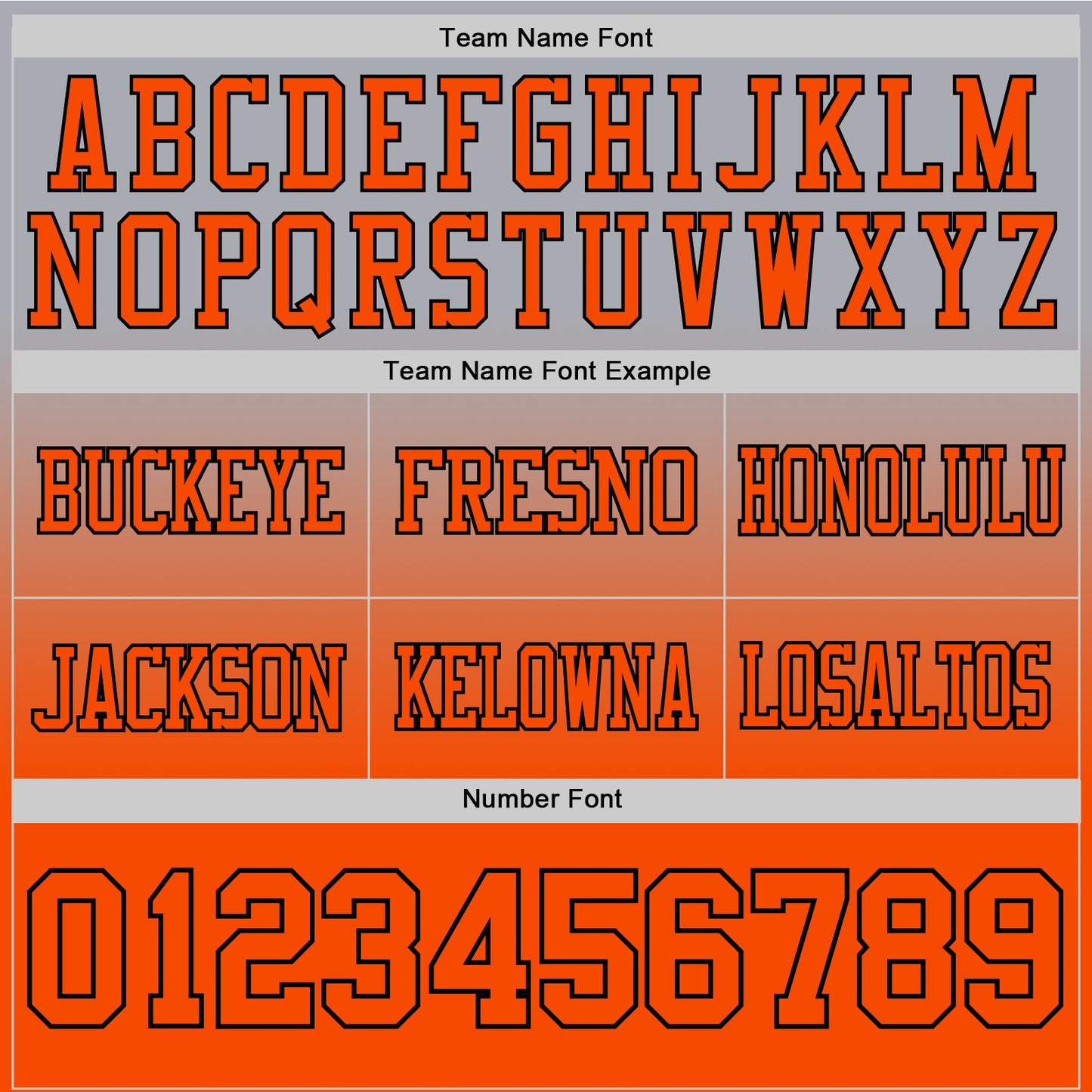 Custom Gray Orange-Black Mesh Authentic Fade Fashion Football Jersey - Sky-Custom