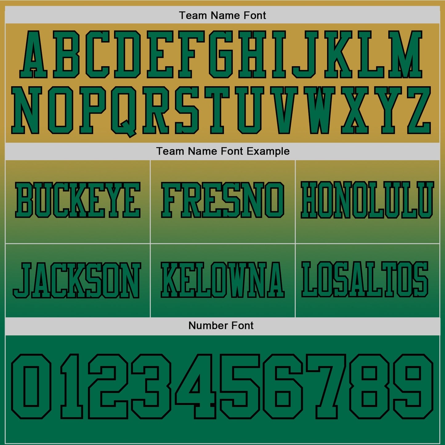 Custom Old Gold Kelly Green-Black Mesh Authentic Fade Fashion Football Jersey - Sky-Custom